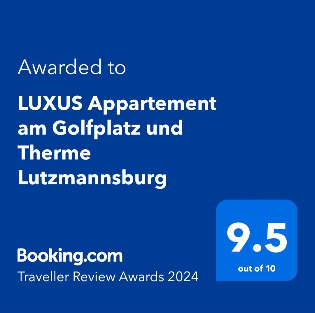 Luxus Appartement Am Golfplatz Und Therme Lutzmannsburg Zsira Dış mekan fotoğraf